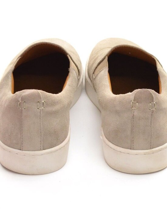 Men Jack Erwin Thomas Taupe Suede Slip On Sneakers 10.5 main image 7